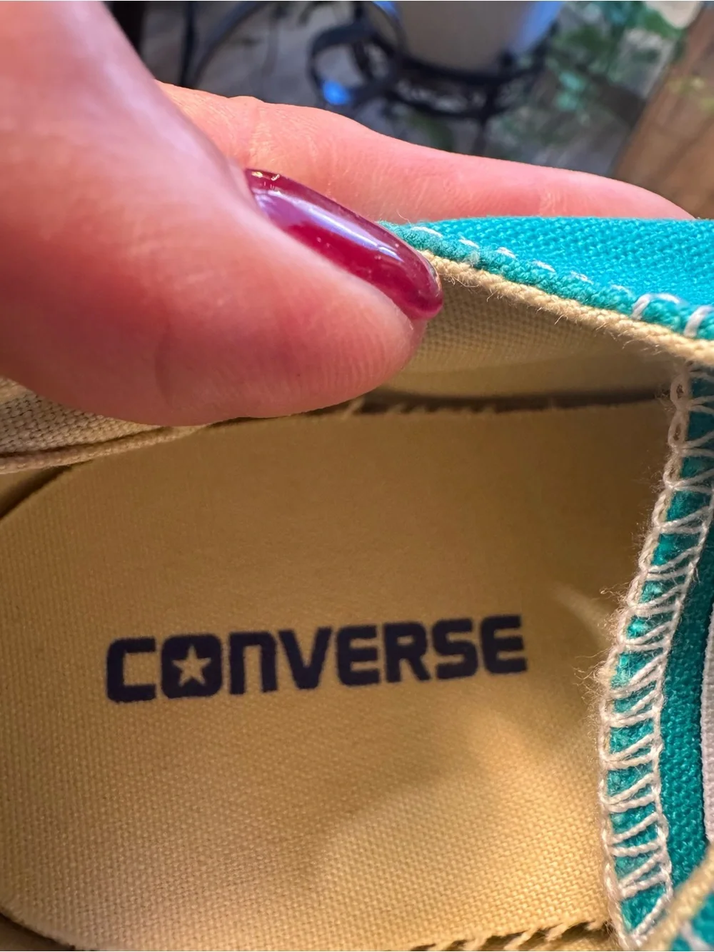 Converse Kids Teal Canvas Low-Top Sneakers with White Laces